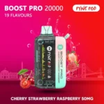 PYNE POD BOOST PRO 20000 Puffs Disposable Vape Cherry Strawberry Raspberry