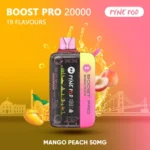 PYNE POD BOOST PRO 20000 Puffs Disposable Vape Mango Peach